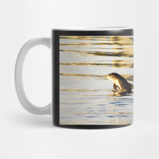 Baby Dolphins first breach Mug